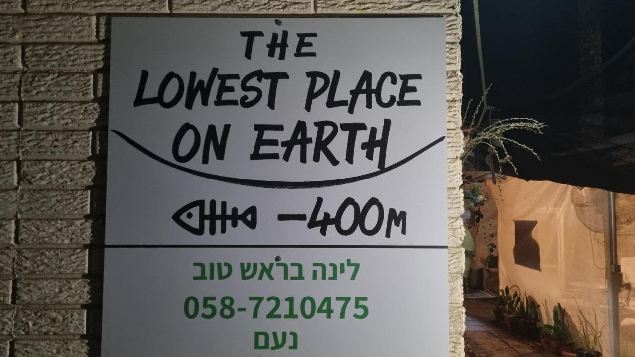 The Lowest Place On Earth B&B Neot HaKikar Exteriör bild